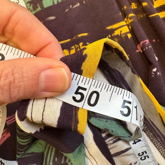 PEGGY Printed stripped Smocked waistline stretchy maxi Dress women's size Medium - Picture 7 of 7